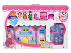 Set casa de papusi Happy Homestead, cu figurine si accesorii, multicolor, 58x8x38 cm